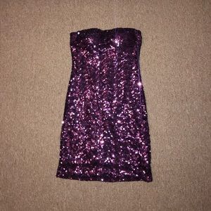 Forever 21 Purple Sequin Dress